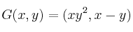 G(x,y)=(xy^2,x-y)