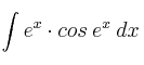 \int e^x \cdot cos \: e^x \: dx