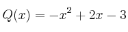 Q(x) = -x^2+2x-3